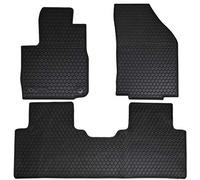Megiteller Alfombrillas de coche de ajuste personalizado para Chevrolet Chevy Equinox 2018 2019 2020, inodoras, lavables, de goma resistente (todo tipo de clima), juego de filas delanteras y traseras,