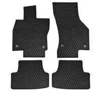 Megiteller - Alfombrillas de Coche para VW Volkswagen Golf 7 GTI 2015 2016 2017 2018 2019 2020 sin Olor Lavable de Goma Resistente (Todo Tipo de Clima)