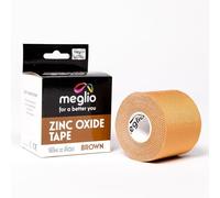 Meglio Cinta de óxido de zinc, cinta de fleje deportiva para apoyo y recuperación de lesiones. Cinta deportiva atlética, muy fuerte y fácil de rasgar, se aplica a los dedos y el tobillo utilizado para correr, rugby, escalada y boxeo