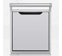 MegLob Asiento De Ducha Liviano Y Plegable, Asiento De Ducha Plegable Para Ducha Interior, 3.8 Cm Thk, Banco De Ducha Compacta, Silla De Baño Multifuncional Para Ancianos,Handrail silver