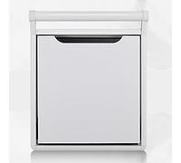 MegLob Asiento De Ducha Liviano Y Plegable, Asiento De Ducha Plegable Para Ducha Interior, 3.8 Cm Thk, Banco De Ducha Compacta, Silla De Baño Multifuncional Para Ancianos,Handrail white