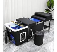 MegLob Cama De Champú De Lujo, Equipo Profesional De Spa Head Spa, Mesa De Masaje Con Circulación Y Fumigación De Agua, Equipo De Peluquería De Resort De Spa De Servicio Pesado