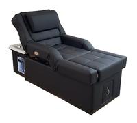 MegLob Cama De Spa De Cabeza, Cama De Champú Japonesa Y Mesa De Masaje De Elevación Eléctrica En 1, Cama De Spa De Champú De Salón De Belleza Profesional, Equipo De Spa Para La Cabeza,Negro