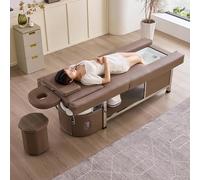 MegLob Camilla De Masaje De Lujo, 2 En 1 De Alta Resistencia, Equipo De Spa Para Cabeza Y Cama De Champú, Con Sistema De Circulación De Agua, Equipo Japonés Profesional Para Spa De Cabeza,Dark khaki