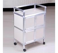 MegLob Carrido De Salón De Servicios Públicos Con Ruedas, Carrito De Laboratorio Rodante Para Salón De Belleza, Carro De Tranvía De Salón, Estación De Trabajo De Mesa De Tatuajes,blanca