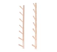 MegLob Estante De Almacenamiento De Estera De Yoga De Madera, Ganchos De Espuma De Yoga De Montaje En La Pared Y Ganchos De Estante De Toallas, Accesorios De Estudio De Yoga Comerciales,7 Tiers