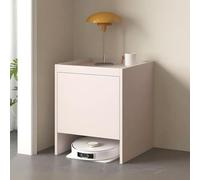 MegLob Gabinete De Almacenamiento De Aspiradora Robot Moderno, Soporte De Almacenamiento De Aspiradora Robótica Oculta, Gabinete De Soporte De Robot De Barrido Rústico,Gray normal