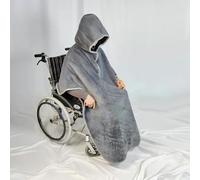 MegLob Manta Para Silla De Ruedas, Funda Gruesa Para Silla De Ruedas Para Todo El Cuerpo, Sillas De Ruedas Profesionales, Funda Calentadora Con Forro Polar Coral Para Silla De Ruedas,C