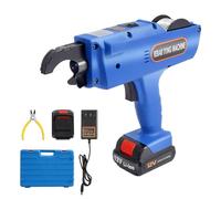 MegLob Pistola Automática Para Atar Barras De Refuerzo, Máquina Profesional Para Atar Barras De Refuerzo, Máquina Flejadora De Acero De Refuerzo, Con Alicates Y Caja De Herramientas