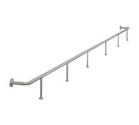 MegLob Riel Para Pies De Barra Industrial, Reposapiés De Tubo De Acero Inoxidable 304 Para Mesa De Club Nocturno, Sistema De Reposapiés De Barra De Pie Para Trabajo Pesado,320cm/10.5ft