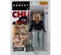Mego Bride of Chucky Action Figure Tiffany 20 cm, Multicolor, Standard, Monedero Cookie Padding H