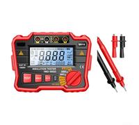 Megohmmetro, MH16 2500V Digital Probador de Aislamiento con Descarga Automática para Motor Eléctrico Generador Interruptor de Prueba de Cable