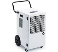 Megonia Deshumidificador Industrial Grandes Superficies 120L/Día: Área 300m²/600m3 Deshumidificadores con Sensor de Humedad Eléctrico Temporizador 24H Depósito de 7L para Trastero Baño y Garaje