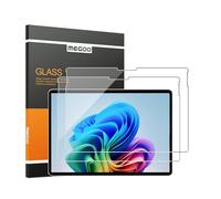 MEGOO Protector de Pantalla AmorShield para Microsoft Surface Pro 12", Vidrio Templado 9H+, 3x Más Fuerte, Anti-Huellas, Antiarañazos, Instalación Fácil, Claridad HD, Paquete de 2