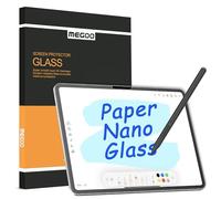 MEGOO Protector de pantalla de vidrio templado Paper Feel para Surface Pro de 12 pulgadas (2025) - Escritura como en papel, Protección 9H, Antirreflejos, Control de lápiz preciso, Paquete de 2.