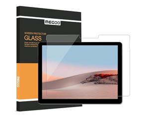 MEGOO Vidrio templado Protector de pantalla Surface Go 4/3/2/1 de 10.5 Pulgadas, Dureza 9H/Súper Antiarañazos/Tacto Altamente Sensible（Modelo 2067/1901）
