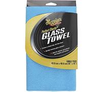Meguiar's Clarity Glass Towel X190301EU Toalla de Microfibra para Cristales, 40,6cm x 40,6cm, Azul