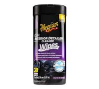 Meguiar's G13600 Quik Interior Detailer Wipes - Toallitas para Limpiar salpicaderos y Pantallas, 25 toallitas
