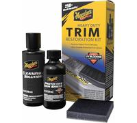 Meguiar's Kit de restauración de molduras resistente: incluye una solución de limpieza para limpiar profundamente el plástico y recortar y escudo protector que ofrece una protección ultra duradera con