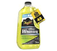 Meguiar's Lavado y cera de cerámica híbrida: el sofisticado lavado de coche limpia suavemente y añade brillo y suavidad mientras aumenta la pintura con cera de cerámica híbrida y cuentas de agua