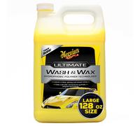 Meguiar's Ultimate Wash and Wax Lavado y encerado de autos Limpia y da brillo en un solo paso Lava, da brillo y protege con un limpiador de pintu