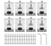 MEGYAD 8 patas ajustables para muebles: 55 mm. Patas de mesa de altura regulables. Patas para muebles con 48 tornillos y 2 llaves. Patas para muebles. Altura ajustable