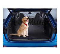 MEGYAD Rejilla de protección para coche, barrera de seguridad para perros, puerta de seguridad de polipropileno con ganchos, red para maletero, 2 lados, banda elástica, 2 lados, red para perro, coche,