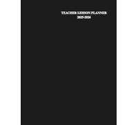 Megzz Teacher Lesson Planning Book for Academic Year 2025-2026: 8.5”x11” Blank Sheets Plan Book for Teachers Calendar, Monthly and Weekly Goals, ... To Do List, and Monthly Absence Tracker