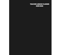 Megzz Teacher lesson Planning Book for Academic Year 2025-2026: 8.5”x11” Blank Sheets Plan Book for Teachers Calendar, Monthly and Weekly Goals, ... To Do List, and Monthly Absence Tracker