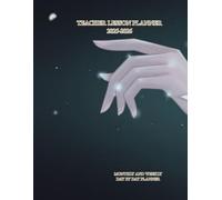 Megzz Teacher Lesson Planning Book for Academic Year 2025-2026: 8.5”x11” Blank Sheets Plan Book for Teachers Calendar, Monthly and Weekly Goals, ... To Do List, and Monthly Absence Tracker