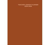 Megzz Teacher Lesson Planning Book for Academic Year 2025-2026: 8.5”x11” Blank Sheets Plan Book for Teachers Calendar, Monthly and Weekly Goals, ... To Do List, and Monthly Absence Tracker