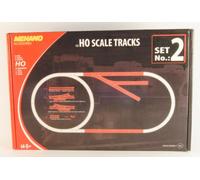 MEHANO F102 Set De Ampliación De Vías Rectas + Desvíos 30pz Escala H0 1:87