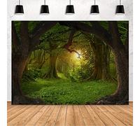 MEHOFOND Selva Selva Foto telón de fondo misterioso selva cuento de hadas selva tropical paisaje natural fotografía fondo niño fiesta de cumpleaños decoración cabina accesorios vinilo 2.1x1.5 m