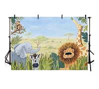 MEHOFOND - Telón de fondo de 2,1 x 1,5 m, con animales de la selva