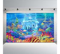 Mehofoto Aquarium Telón de Fondo bajo el Mar Tropical Fish Coral Fotografía Fondo 7x5ft Tanque de Peces Acuario Marino Photo Backdrops