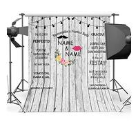 Mehofoto Custom Wedding Ceremony Photocall Backdrop Fondo de fotografía de 5x7 pies