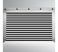 Mehofoto fondo negro y blanco rayas 7 x 5 pies algodón poliéster boda fiesta cumpleaños fotos fondos sin costuras cebra cruzando fotografía fondo