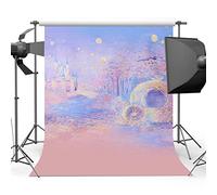 Mehofoto Fondos 5 x 7 pies Personalizado Pintura al óleo Fondo Fondos Fairytale Castle Caracol Foto vídeo