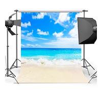 Mehofoto, Playa, Tropical, Telón de Fondo, 5x7, Cielo Azul, Escena Natural, Costa, Seamless, Arruga, Libre, Fotografía, Fondo