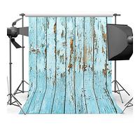 Mehofoto Telón de fondo de madera vintage verde de madera para estudio de fotografía de 1,5 x 2,1 m polialgodón