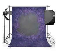 Mehofoto Telón de fondo de poliéster de 1,5 x 2,1 m para recién nacidos, bebés y bebés, fondo de color violeta
