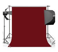 Mehofoto - Telón de Fondo para fotografía (poliéster, 1,5 x 2,1 m), Color Rojo Oscuro