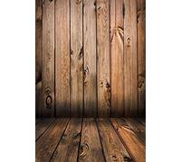 MEHOFOTO Telón de fondo vintage de madera marrón oscuro para estudio fotográfico, accesorios de vinilo para sesión de fotos de bebé recién nacido, fondo de retrato para fotografía, 5 x 7 pies