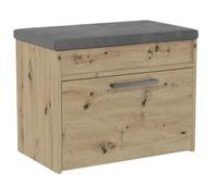 MeHome Zapatero, 35 x 60 x 49 cm, con superficie de asiento y espacio de almacenamiento, 32 x 56 x 8 cm, cojín de asiento, banco de zapatos de madera, armario para pasillo, zapatero, banco de armario