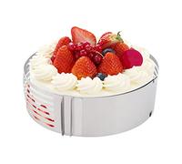 MEHOOSPVN Soporte de corte para base de tartas, 24,5 - 30,5 cm de diámetro, para cortar fácilmente los suelos de tartas, base uniforme para tartas mediante rieles guía, soporte para tartas, cortador