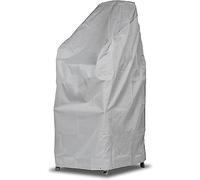 Mehr Garten Premium Protect Funda sillas apilables 68x96x110/150 cm | Tejido de poliéster de 2 capas transpirable, impermeable y resistente a los rayos UV, con cordón de ajuste