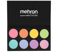 Mehron Makeup Paradise Makeup AQ - Paleta magnética recargable de 8 colores para pintura corporal, pintura facial, profesional y activado por agua, disfraces, SFX, Halloween y cosplay