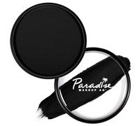 Mehron Paradise Makeup AQ Pintura facial y corporal 40 g, Black | Se activa con agua, acabado mate, con aloe vera y manteca de cacao. Para escenario y pantalla, SFX, cosplay y Halloween