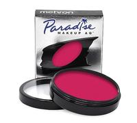 Mehron Paradise Makeup AQ Pintura facial y corporal 40 g, Dark Pink | Se activa con agua, acabado mate, con aloe vera y manteca de cacao. Para escenario y pantalla, SFX, cosplay y Halloween