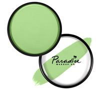 Mehron Paradise Makeup AQ Pintura facial y corporal 40 g, Pastel Green | Se activa con agua, acabado mate, con aloe vera y manteca de cacao. Para escenario y pantalla, SFX, cosplay y Halloween